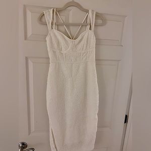 Anthropologie White Lace Dress